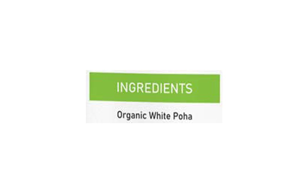 Orgabite Organic White Poha    Pack  500 grams